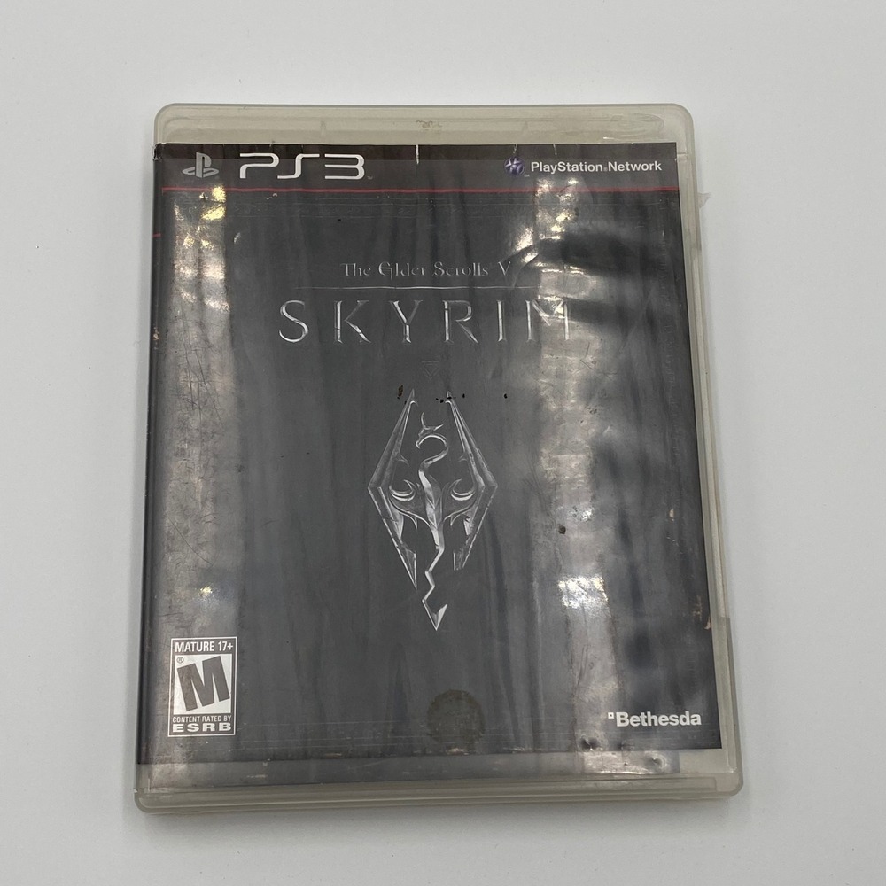 Elder Scrolls V: Skyrim - PS3 Game - Complete With Map And‎ Inserts